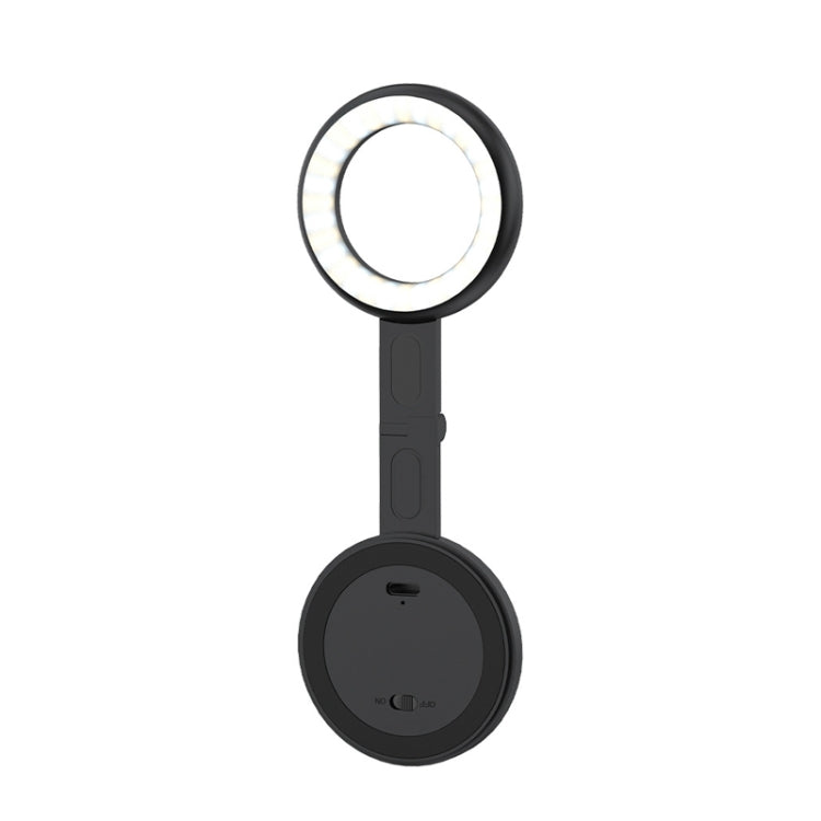Cell Phone Magnetic Fill Light Portable Photo Pocket Lamp(Black)