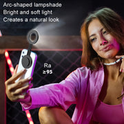 Cell Phone Magnetic Fill Light Portable Photo Pocket Lamp(White)