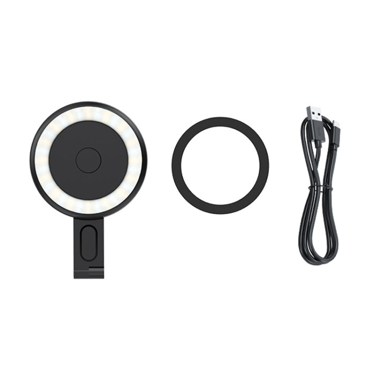 Cell Phone Magnetic Fill Light Portable Photo Pocket Lamp(White)