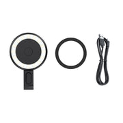 Cell Phone Magnetic Fill Light Portable Photo Pocket Lamp(Black)