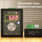 FNIRSI 0-12V/0-4-24mA Handheld Positive Negative Voltage Current Signal Generator(Without Battery)
