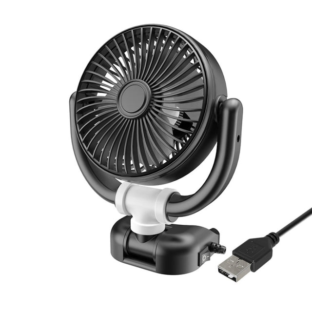 SUITU Car Foldable Cooling Fan Automobile Summer Temperature Reduction Fan, Model: Single 5V USB Energized