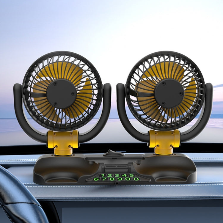 SUITU Car Foldable Cooling Fan Automobile Summer Temperature Reduction Fan, Model: Single 5V USB Energized