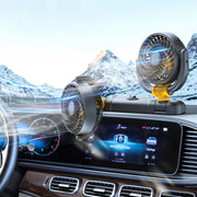 SUITU Car Foldable Cooling Fan Automobile Summer Temperature Reduction Fan, Model: Single 5V USB Energized