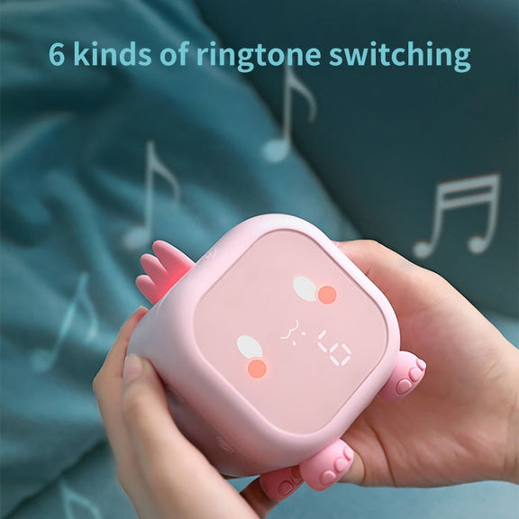 Dinosaur Kids Alarm Clock Electronic Clock Multifunctional Chime Small Alarm Clock(Green)