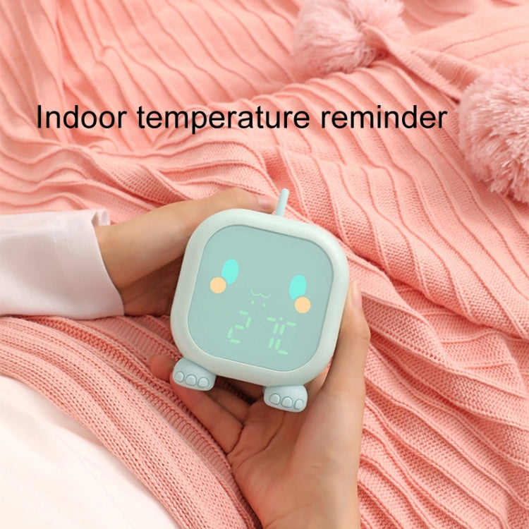 Dinosaur Kids Alarm Clock Electronic Clock Multifunctional Chime Small Alarm Clock(Green)