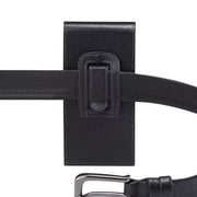 4.7 Inch  Men Vertical Mobile Phone Waist Bag Litchi Pattern Back Clip Buckle Belt Leather Case