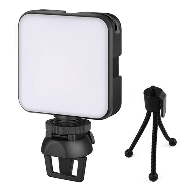 W64 64LEDs Video Conferencing Mobile Laptop Live Fill Light Photography Pocket Lamp, Spec: Clip+Tripod Set