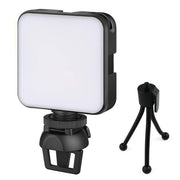 W64 64LEDs Video Conferencing Mobile Laptop Live Fill Light Photography Pocket Lamp, Spec: Clip+Tripod Set