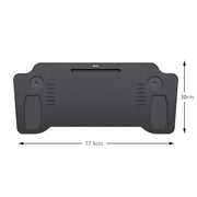 For Tesla Model Y/3 SUITU Car Center Folding Small Table Board Camping Dining Plate(Black Brown)