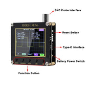 FNIRSI Handheld Small Teaching Maintenance Digital Oscilloscope, Specification: Upgrade Without Battery