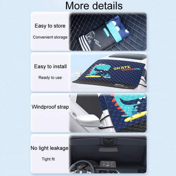 SUITU ST-3950 Automobile Thickening Sun Shield Car Snow Block Coat, Style: Husky
