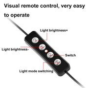 YRing48 4-Inch 48LEDs Laptop Camera Video Conference Live Beauty Ring Fill Light, Spec: Clip Set