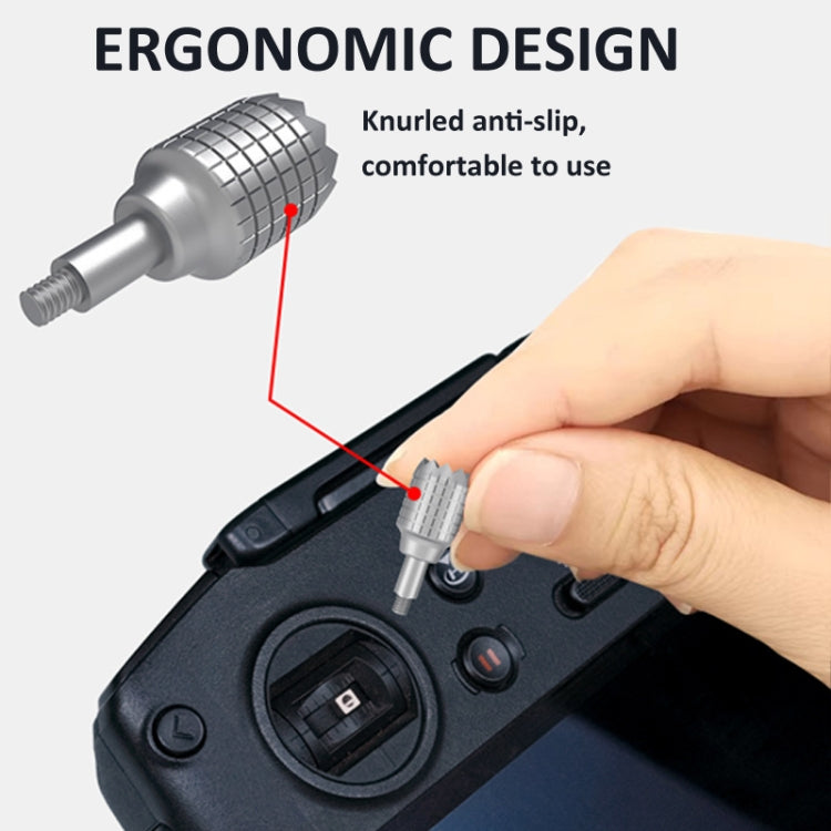 For DJI RC Pro Remote Control LKTOP Joystick Thumb Rocker(Gray)