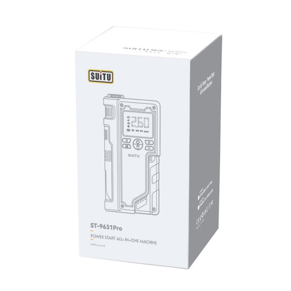 SUITU ST-9631 8pcs /Set Portable Outdoor Car Battery Emergency Start Power Car Inflatable Pump, Style: Ordinary Clip