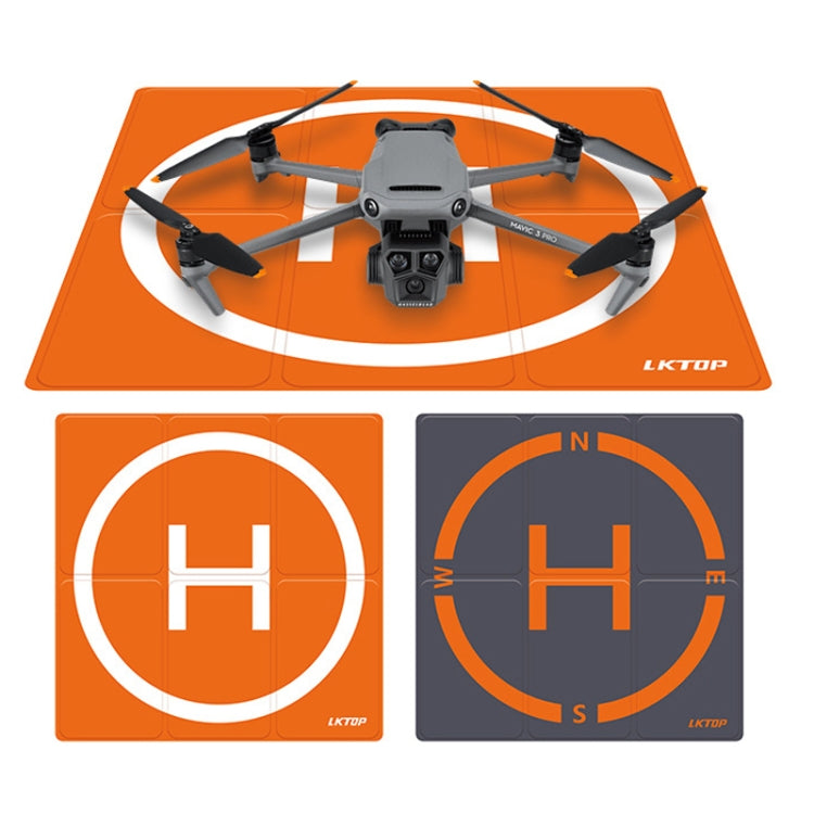 LKTOP 65cm Drone Universal Landing Pad Double-sided Water-resistant Foldable RC Aircraft Launch Mat
