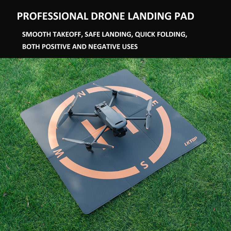 LKTOP 65cm Drone Universal Landing Pad Double-sided Water-resistant Foldable RC Aircraft Launch Mat