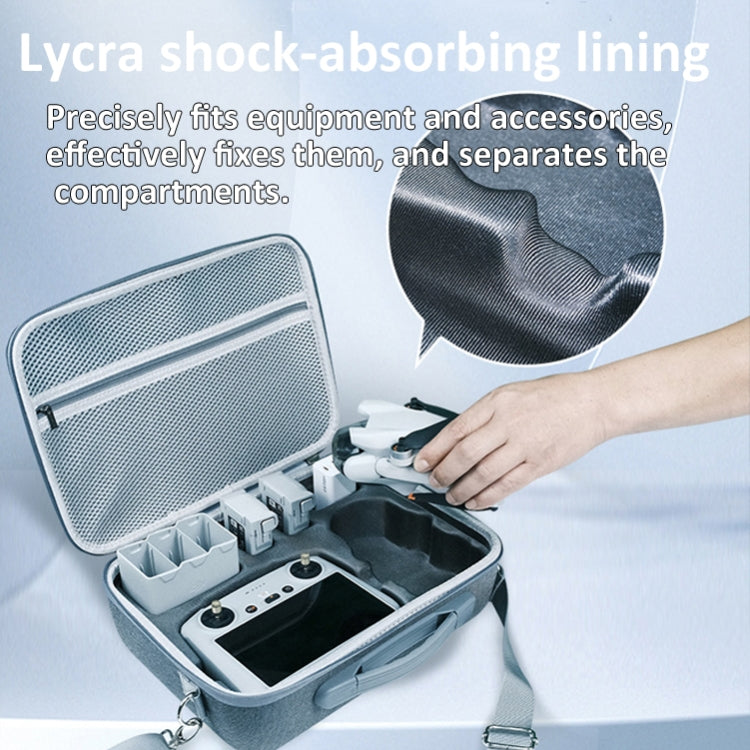 For DJI Mini 4 Pro / Mini 3 Pro LKTOP Carrying Case Water-resistant Shoulder Bag Handbag, Style: Nylon