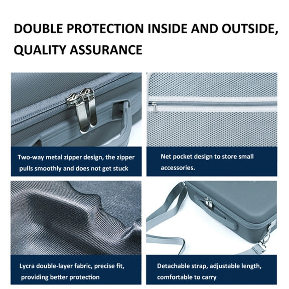 For DJI Mini 4 Pro / Mini 3 Pro LKTOP Carrying Case Water-resistant Shoulder Bag Handbag, Style: Nylon