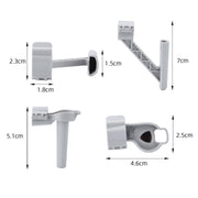 For DJI Mini 4 Pro Drone BRDRC Landing Gear Increased Height Leg(Gray)