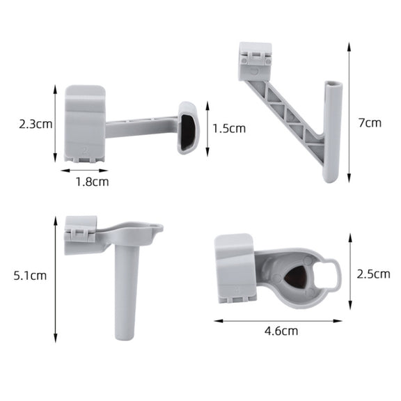 For DJI Mini 4 Pro Drone BRDRC Landing Gear Increased Height Leg(Gray)