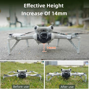 For DJI Mini 4 Pro Drone BRDRC Landing Gear Increased Height Leg(Gray)