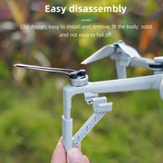 For DJI Mini 4 Pro Drone BRDRC Landing Gear Increased Height Leg(Gray)