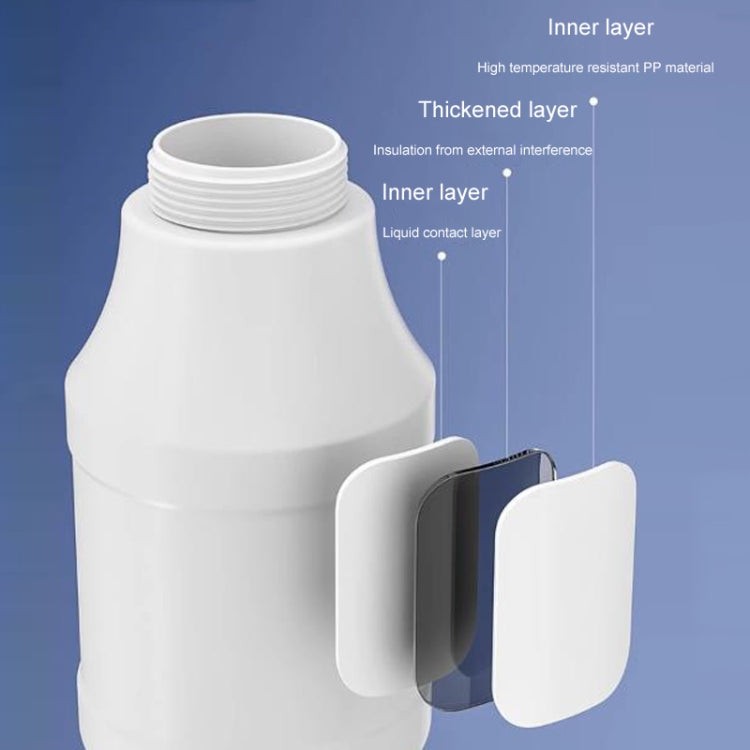 SUITU ST-6322 1.5L Car Washing Electrical Foam Sprayer Rechargeable Automobile Foam Pot(White)