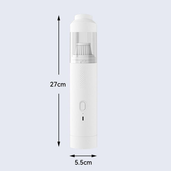 SUITU ST-6676 7pcs /Set Cordless Vehicle Vacuum Cleaner Home And Car Brushless Cylinder Blower(White)