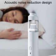 SUITU ST-6676 7pcs /Set Cordless Vehicle Vacuum Cleaner Home And Car Brushless Cylinder Blower(White)