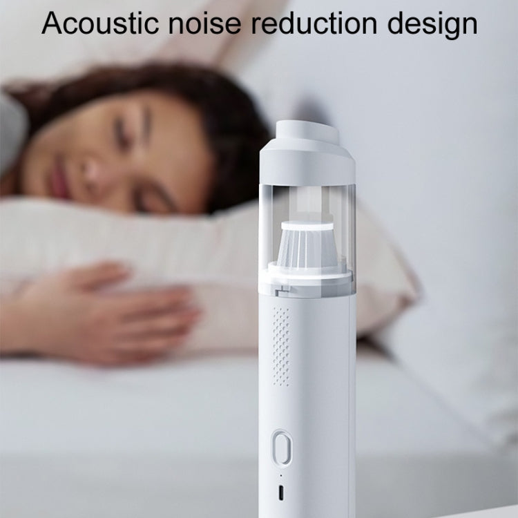 SUITU ST-6676 7pcs /Set Cordless Vehicle Vacuum Cleaner Home And Car Brushless Cylinder Blower(White)