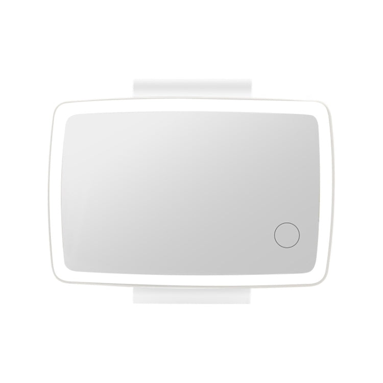 Car Sun Visor LED Light Cosmetic Mirror(White)