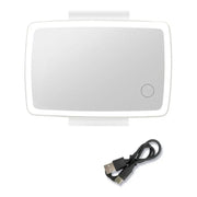 Car Sun Visor LED Light Cosmetic Mirror(White)