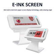 2.1 Inch E-ink Screen Bluetooth Smart Electronic Labels Support Custom Text/Picture/QR Code/Barcode