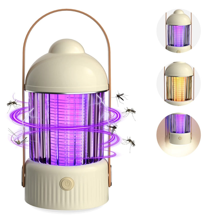 Electric Shock Type Home Night Light Mosquito Killer Outdoor Camping Lamp, Spec: Plug-in Model(Yellow)
