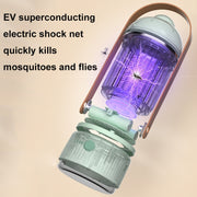 Electric Shock Type Home Night Light Mosquito Killer Outdoor Camping Lamp, Spec: 4000 mAh(Yellow)