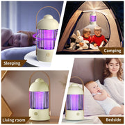 Electric Shock Type Home Night Light Mosquito Killer Outdoor Camping Lamp, Spec: 2000 mAh(Green)