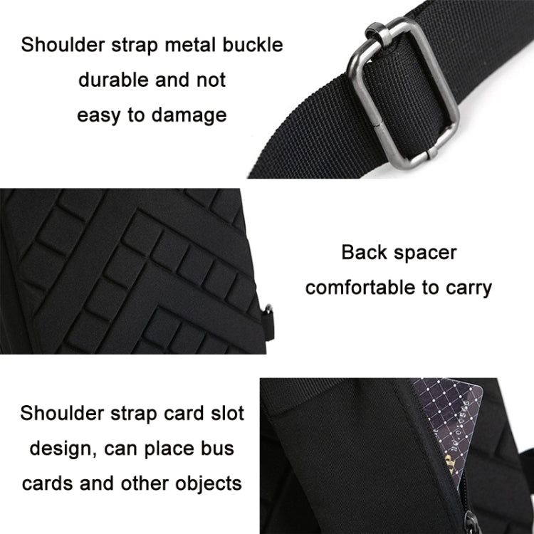 For DJI Mini 4 Pro Drone Chest Bag Backpack Crossbody Bag Storage Box(Black)