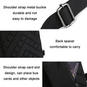 For DJI Mini 4 Pro Drone Chest Bag Backpack Crossbody Bag Storage Box(Black)
