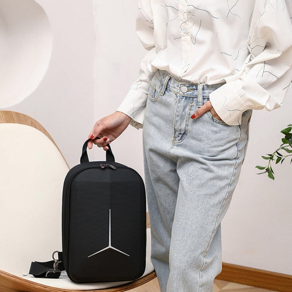 For DJI Mini 4 Pro Drone Chest Bag Backpack Crossbody Bag Storage Box(Black)