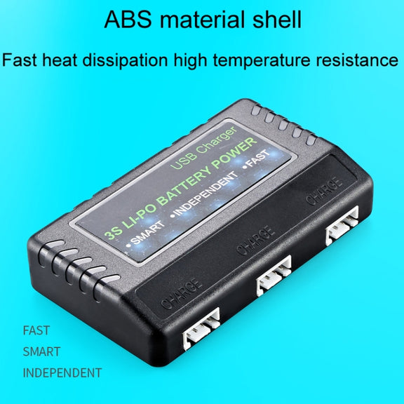 11.1V One Charge Three Water Bullet Rifle Li-Po Battery Balance Charging Case