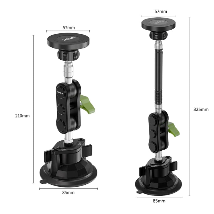 Lanparte Magnetic Car Phone Holder Adjustable Suction Cup Navigation Stand RBA-M01N