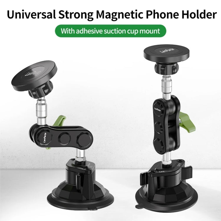 Lanparte Magnetic Car Phone Holder Adjustable Suction Cup Navigation Stand RBA-M01N
