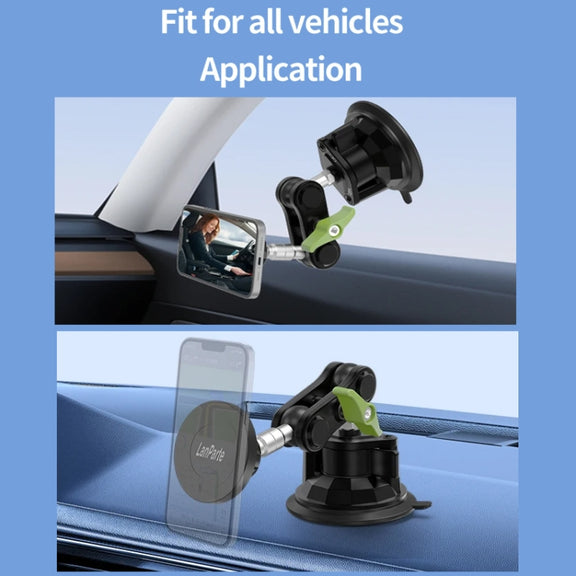 Lanparte Magnetic Car Phone Holder Adjustable Suction Cup Navigation Stand RBA-M01N