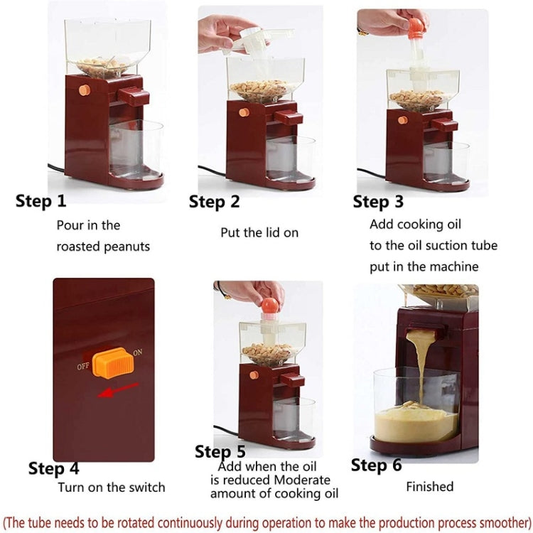 Household Electric Peanut Butter Machine Small Cooking Grinder(EU Plug)