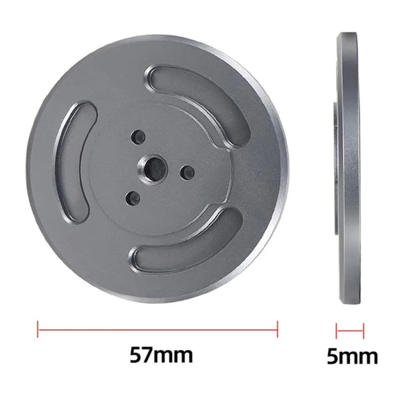 Magnetic Phone Holder with 1/4 Inch Hole for Tripod Magic Arm(Titanium Color)