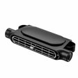 Car Turbine High Wind USB Plug-in Seat Back Fan(CF03 Black) - Heating & Fans by PMC TechLife | Online Shopping South Africa | PMC TechLife | Buy Now Pay Later Mobicred
