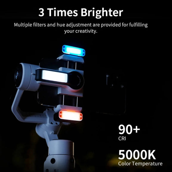ZHIYUN Smooth 5S 3-Axis Smartphone Handheld Gimbals Stabilizer, Spec: Combo Black