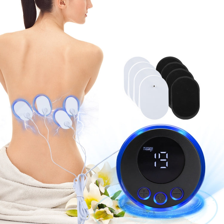 SC-195B Mini Cervical Massage Stickers EMS Pulse Meridian Therapy Instrument, Spec: 4-In-1 Upgrade Jack
