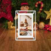 5 Inch HD Digital Photo Frame Crystal Advertising Player 1080P Motion Video Picture Display Player(EU Plug)